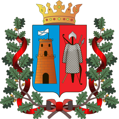 huy hiệu thành phố Rostov trên sông Don