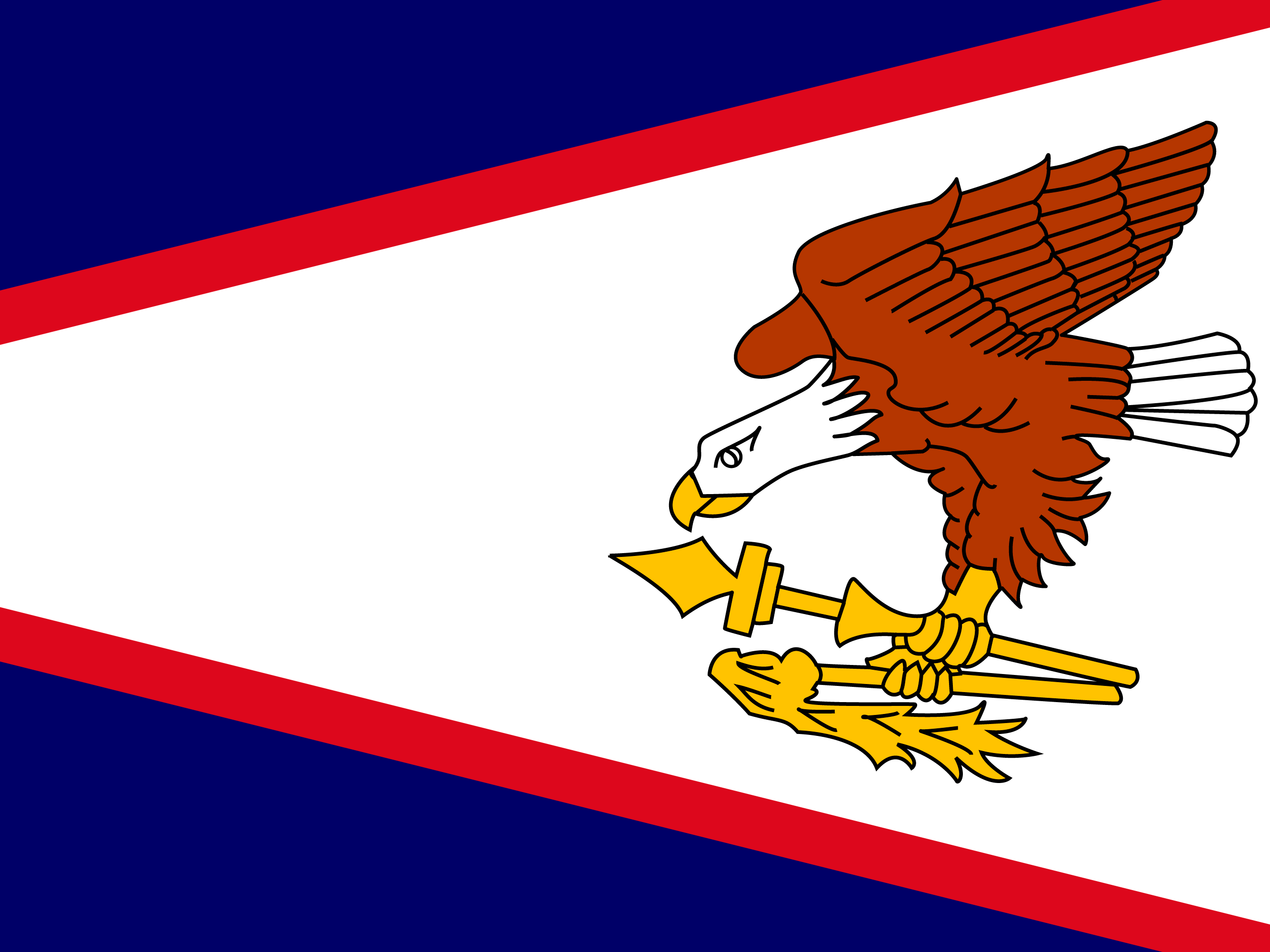 cờ Samoa thuộc Mỹ