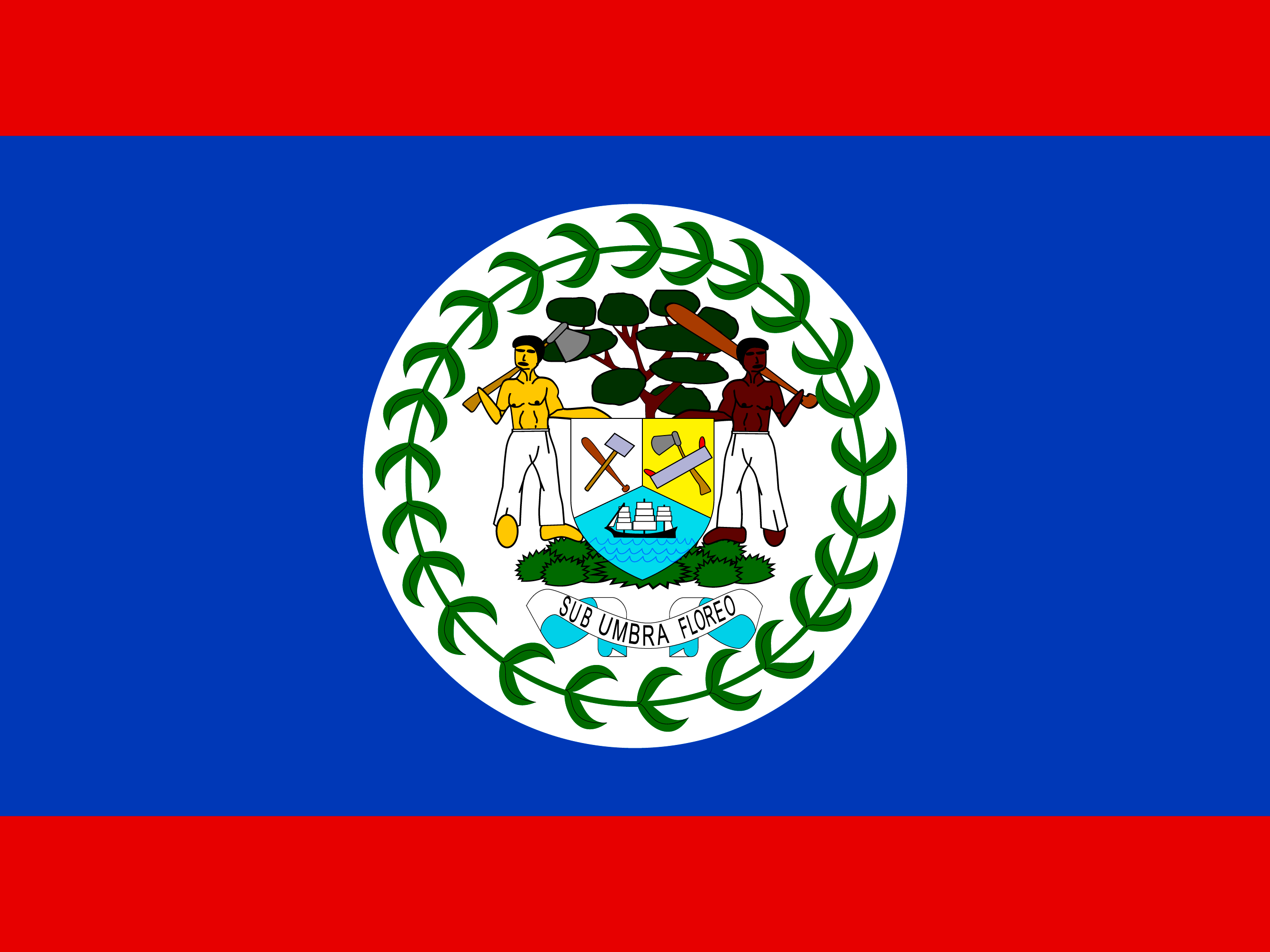 cờ Belize