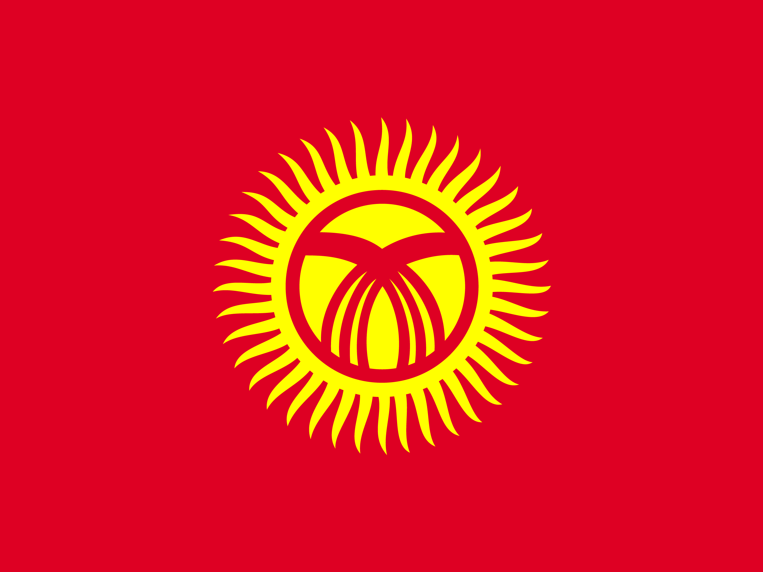 cờ Kyrgyzstan