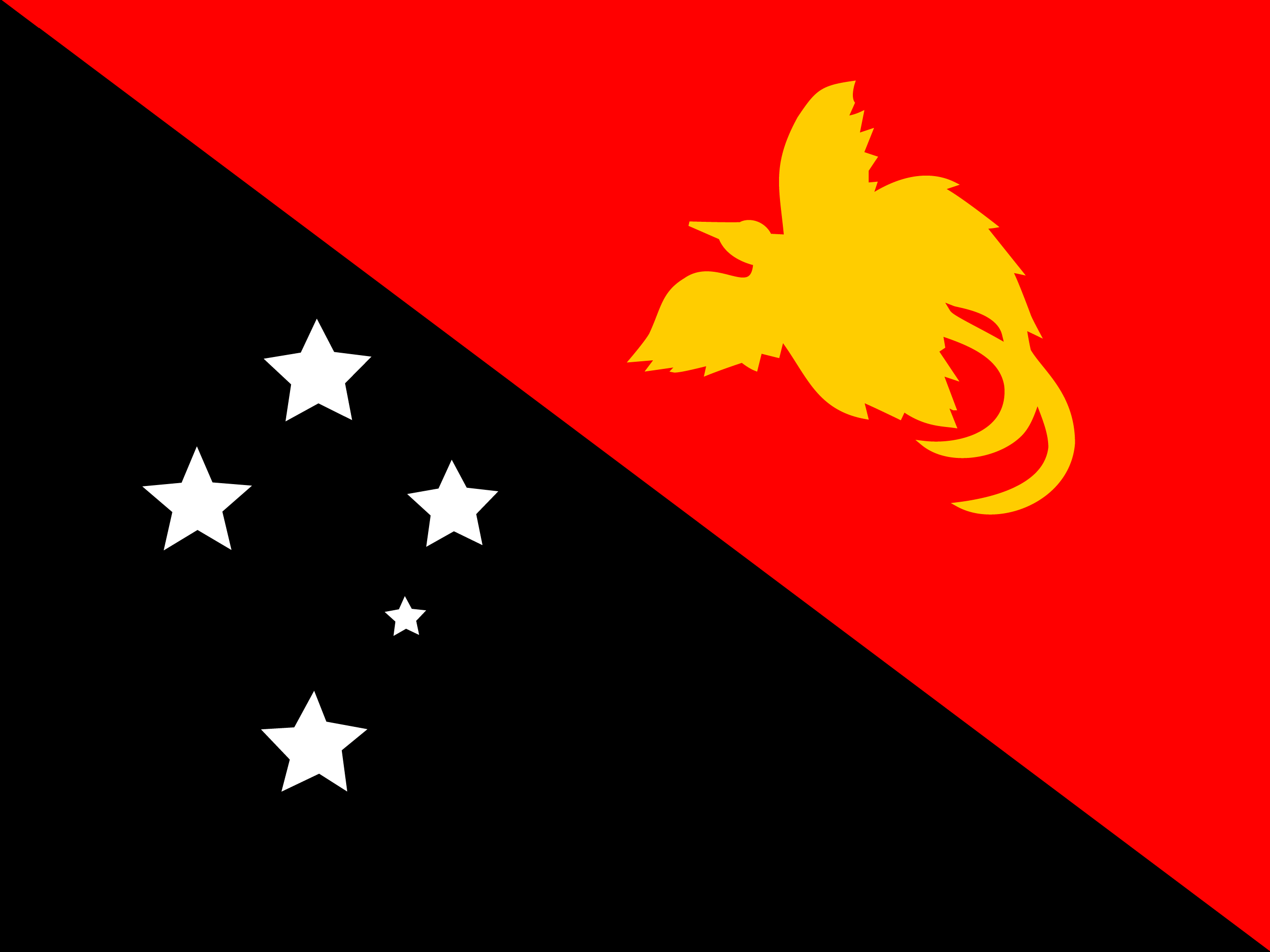 cờ Papua New Guinea