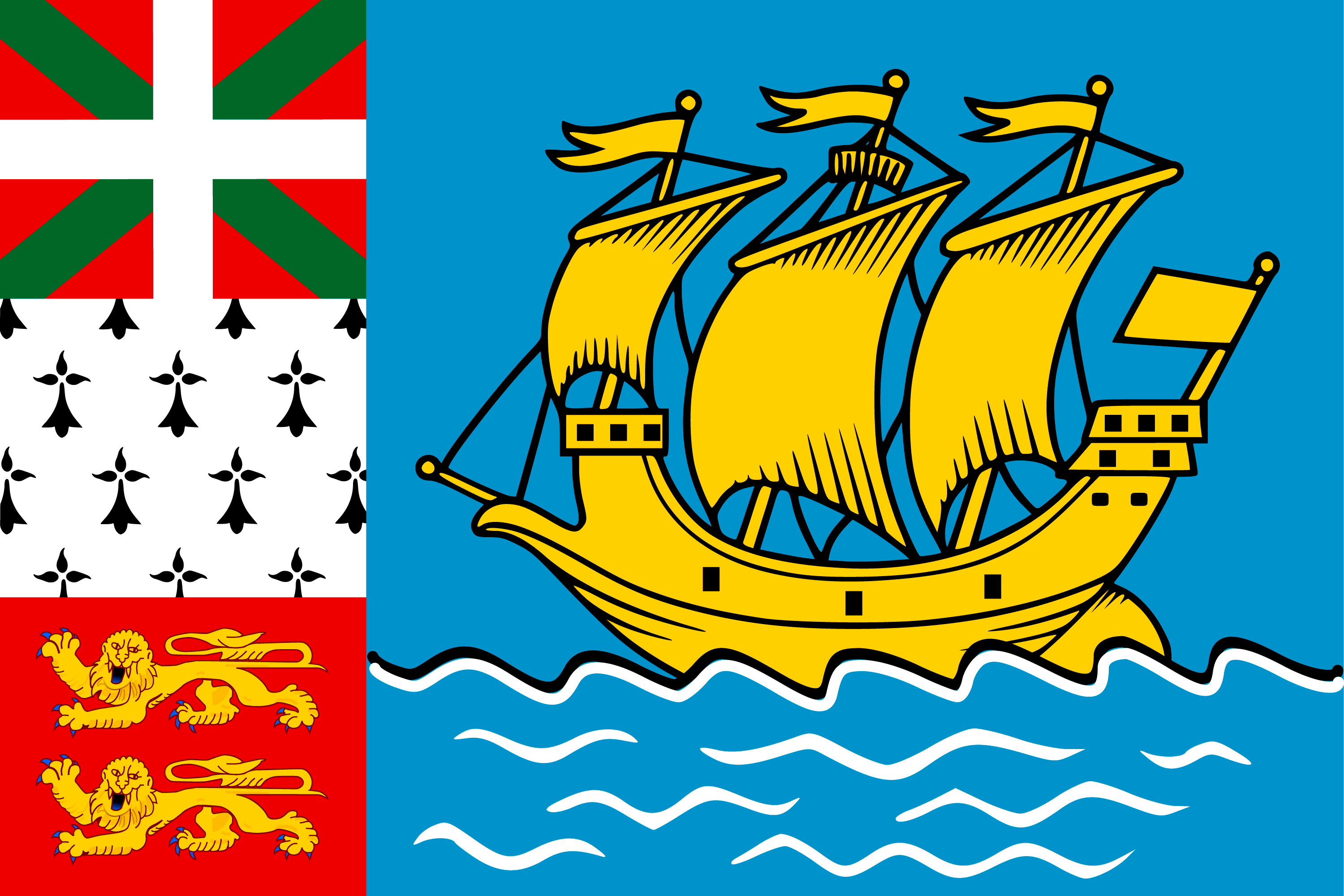 cờ Saint-Pierre và Miquelon