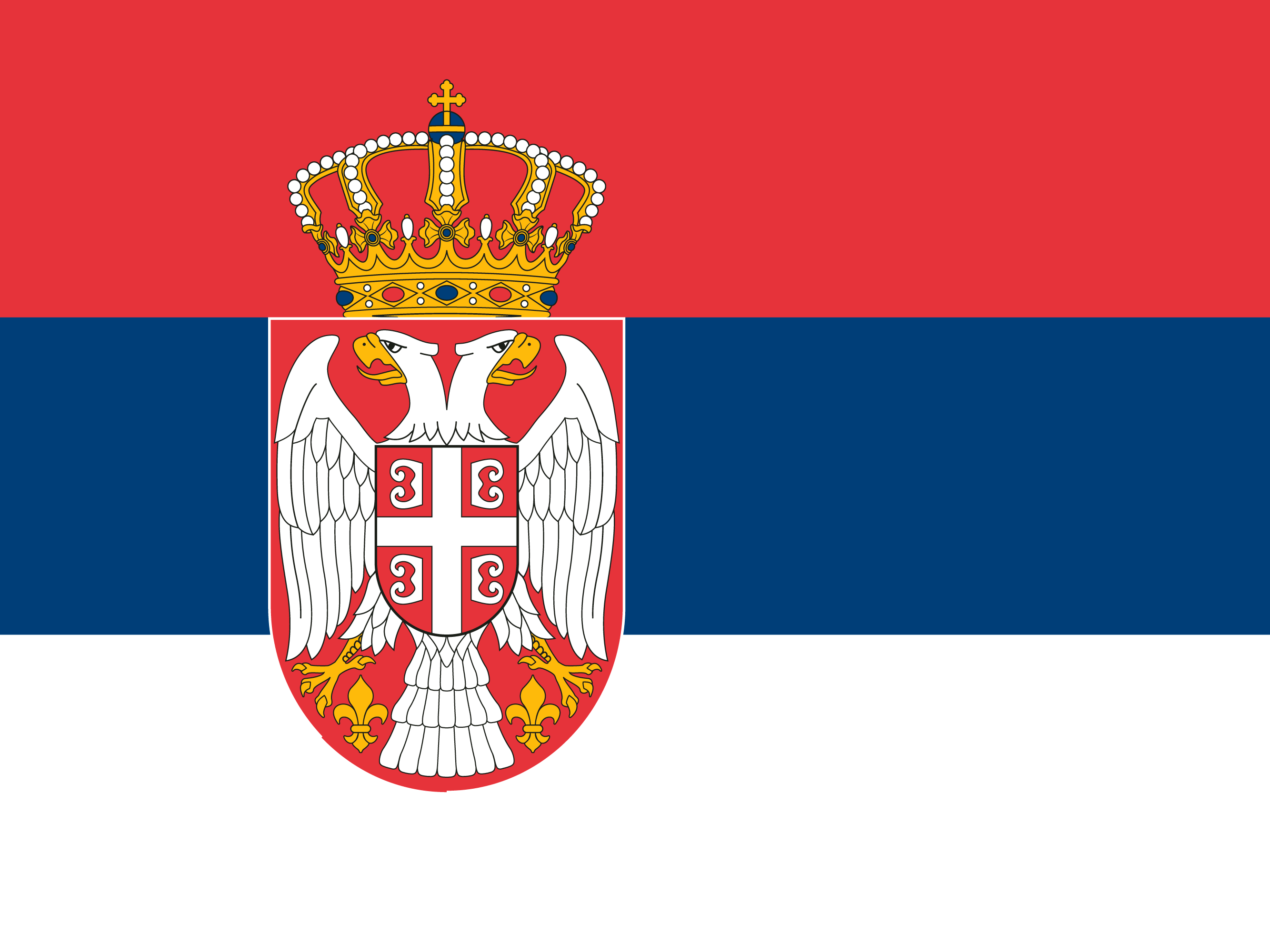 cờ Serbia