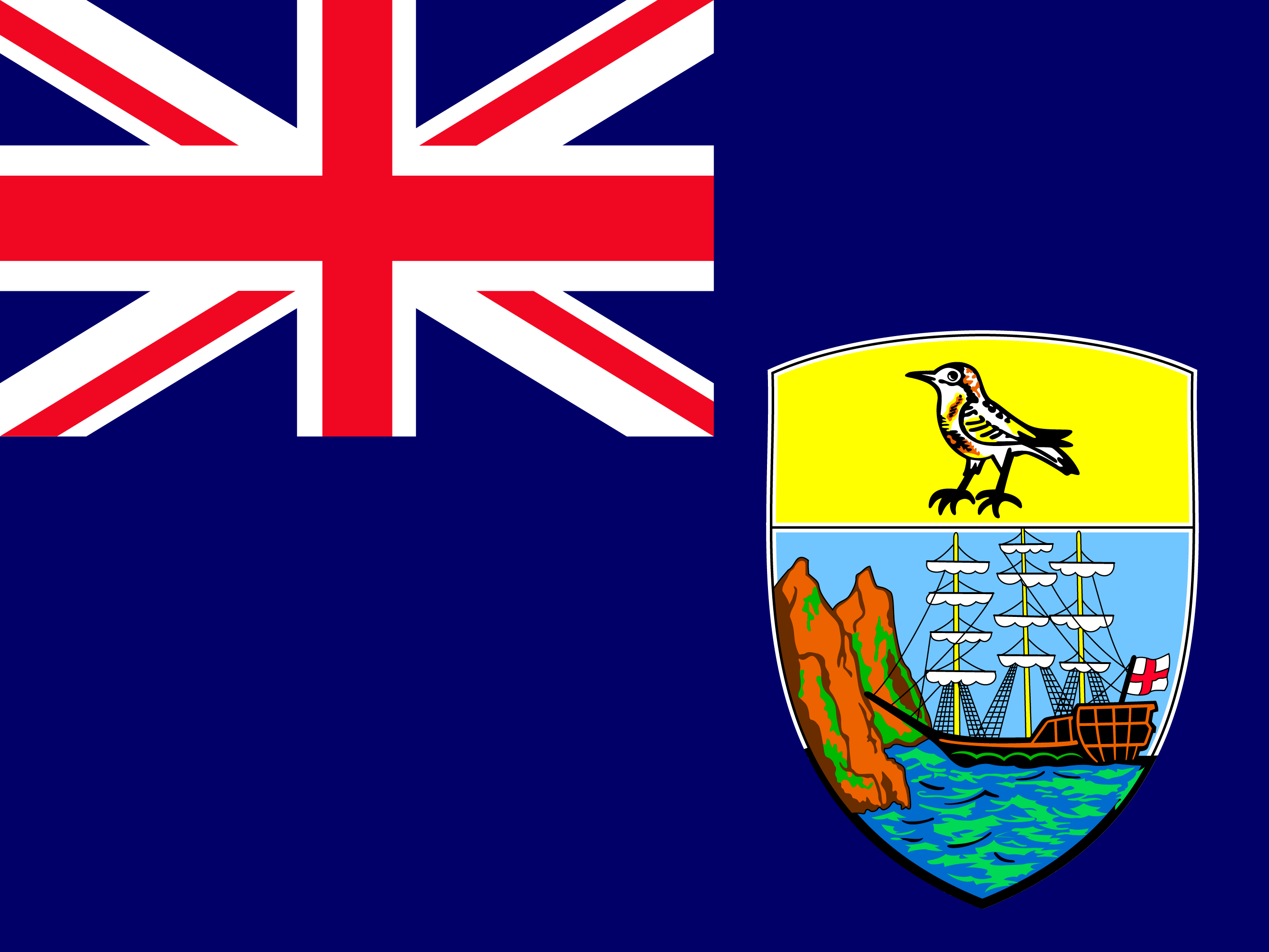 cờ Saint Helena, Ascension và Tristan da Cunha