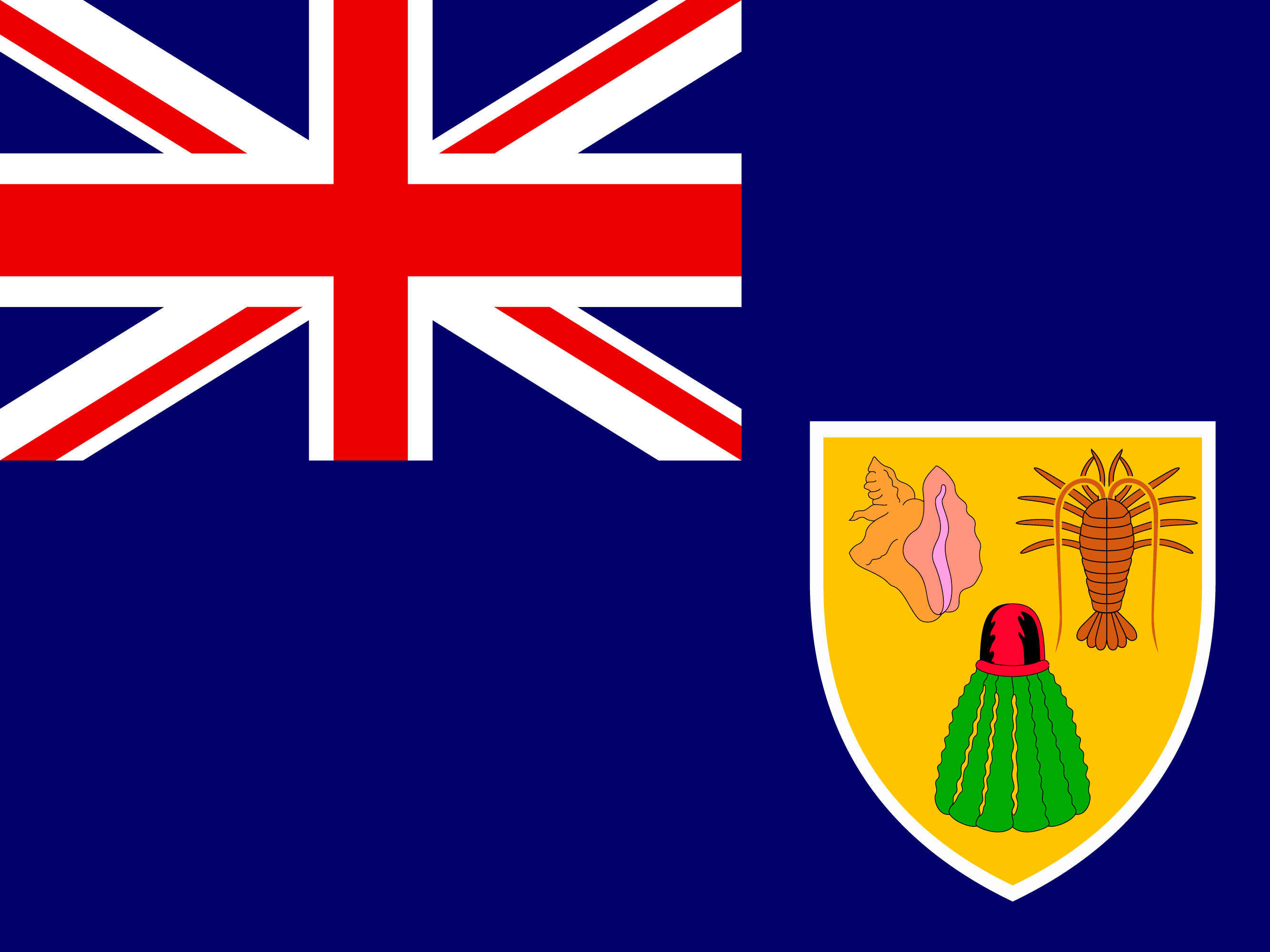 cờ Quần đảo Turks và Caicos