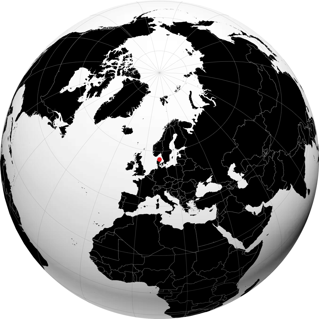 Aalborg trên quả địa cầu