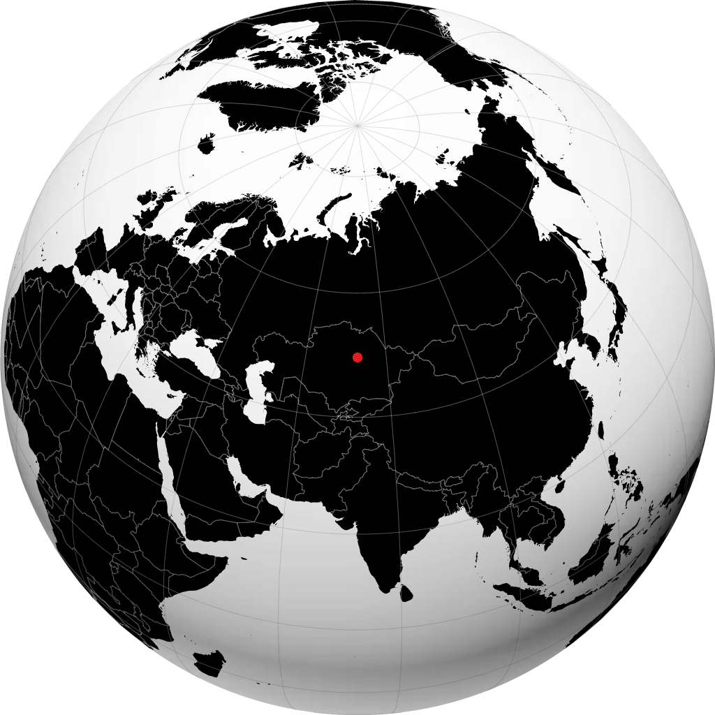 Abay trên quả địa cầu