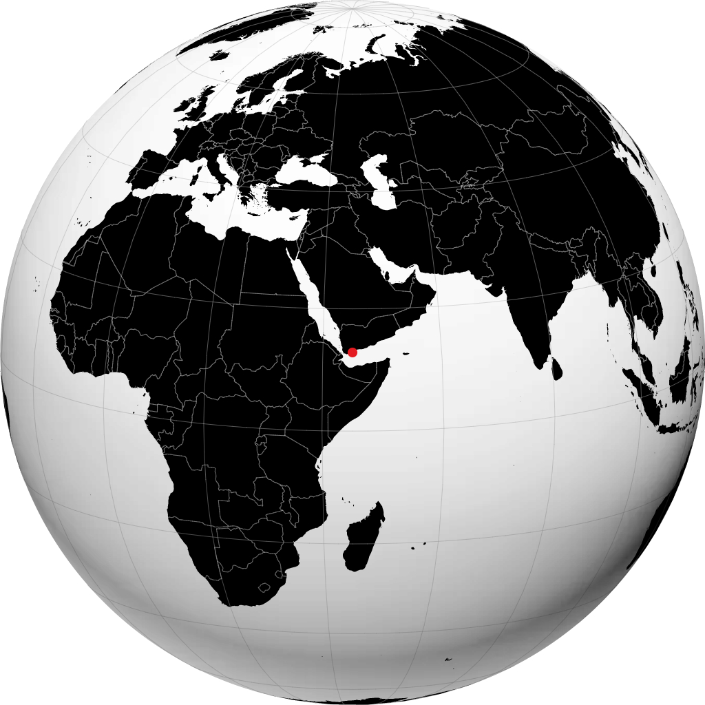 Aden trên quả địa cầu