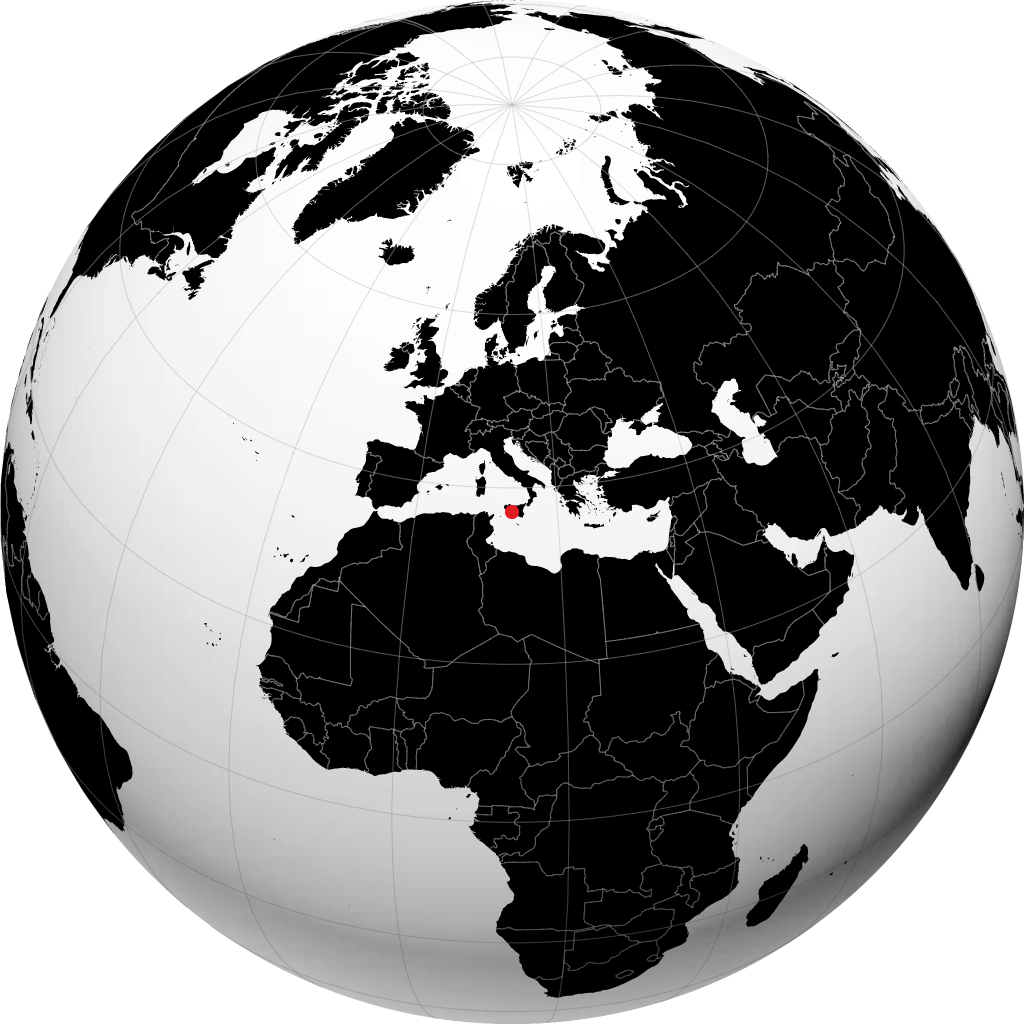 Agrigento trên quả địa cầu