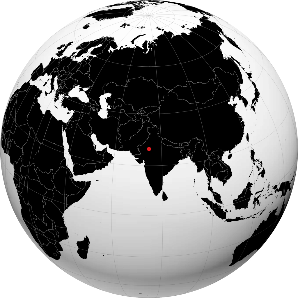 Ajmer trên quả địa cầu