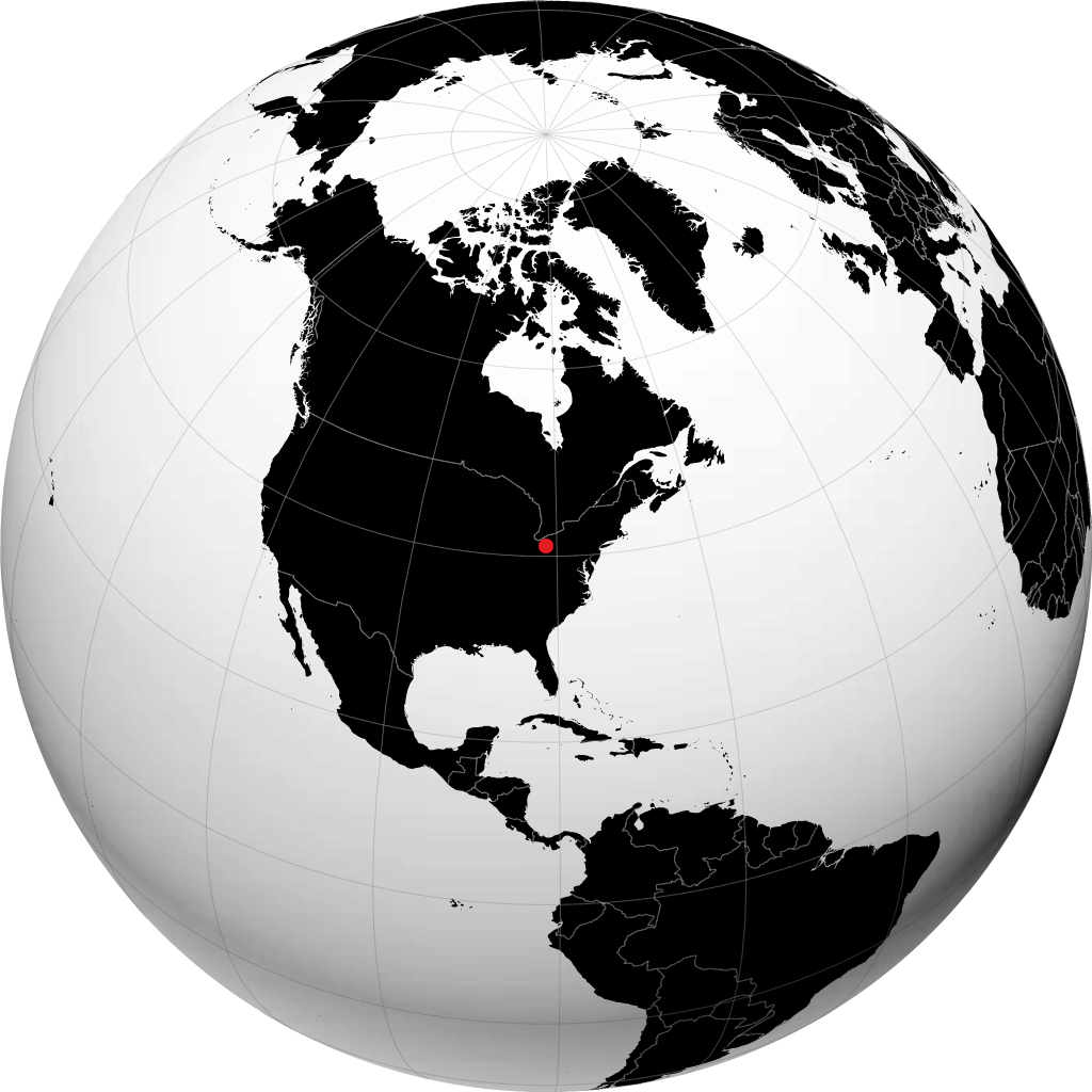 Akron trên quả địa cầu