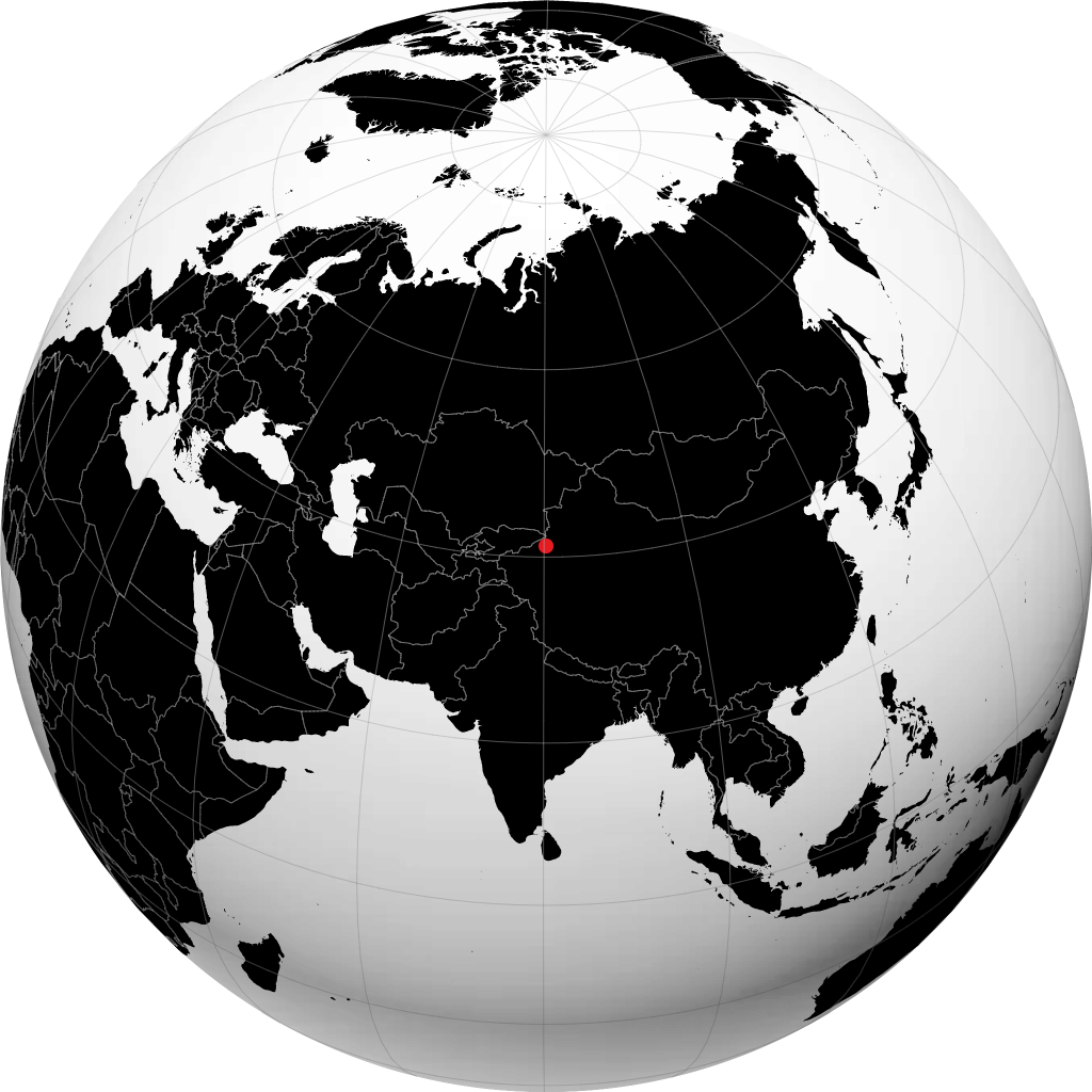 Aksu trên quả địa cầu
