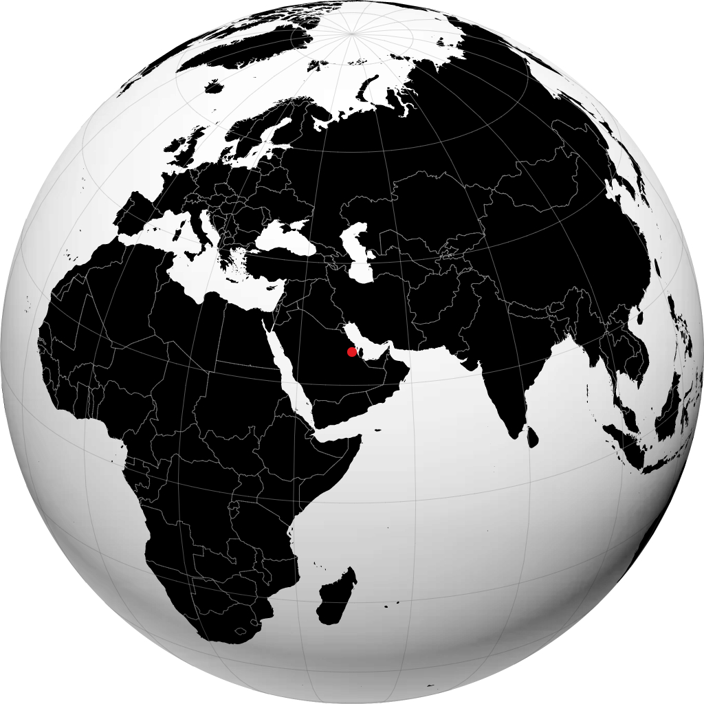 Al Hufuf trên quả địa cầu