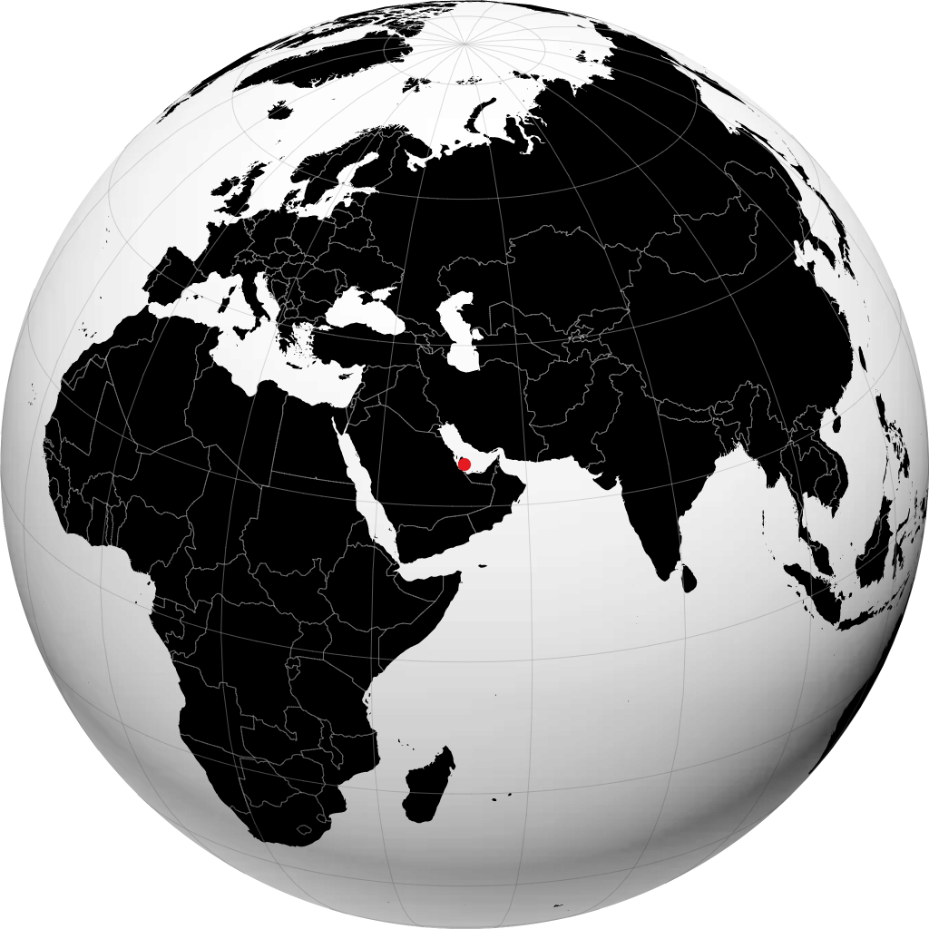 Al Wakrah trên quả địa cầu