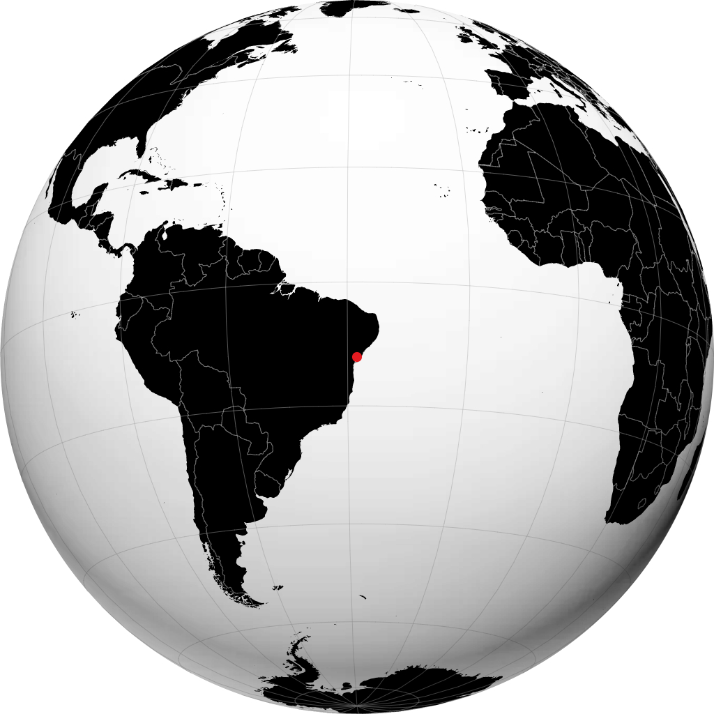 Alagoinhas trên quả địa cầu