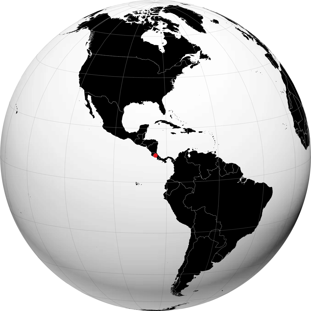 Alajuela trên quả địa cầu