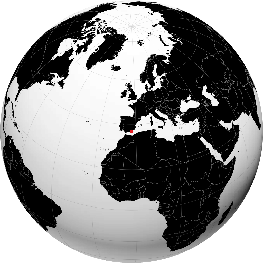 Almería trên quả địa cầu
