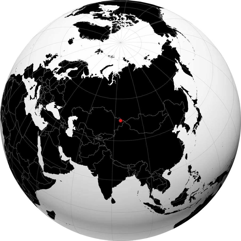 Altay trên quả địa cầu