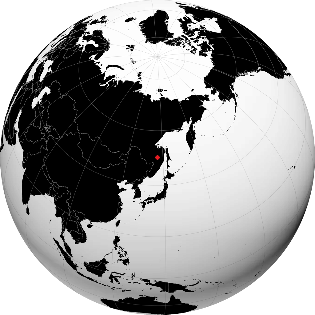 Amursk trên quả địa cầu
