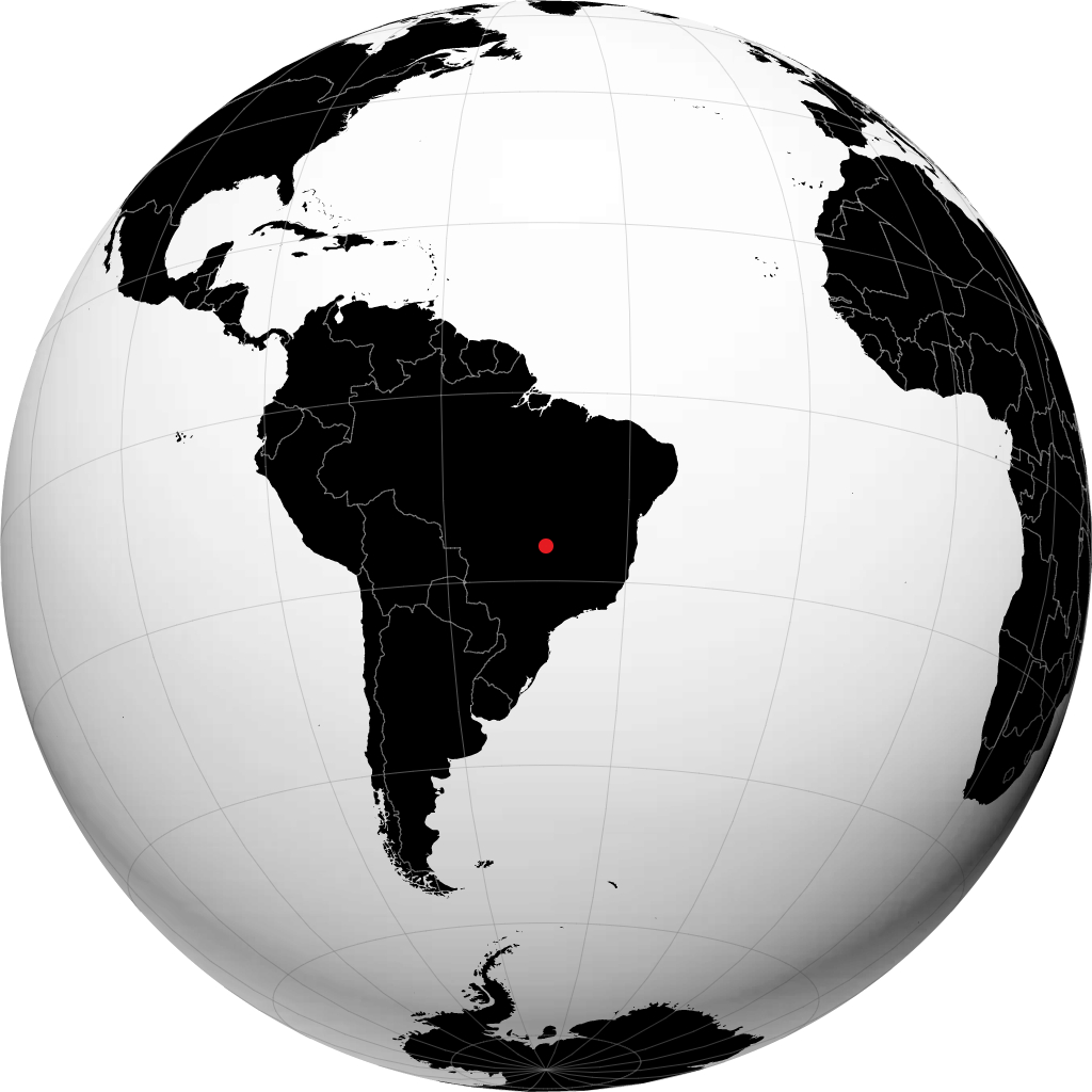 Anápolis trên quả địa cầu