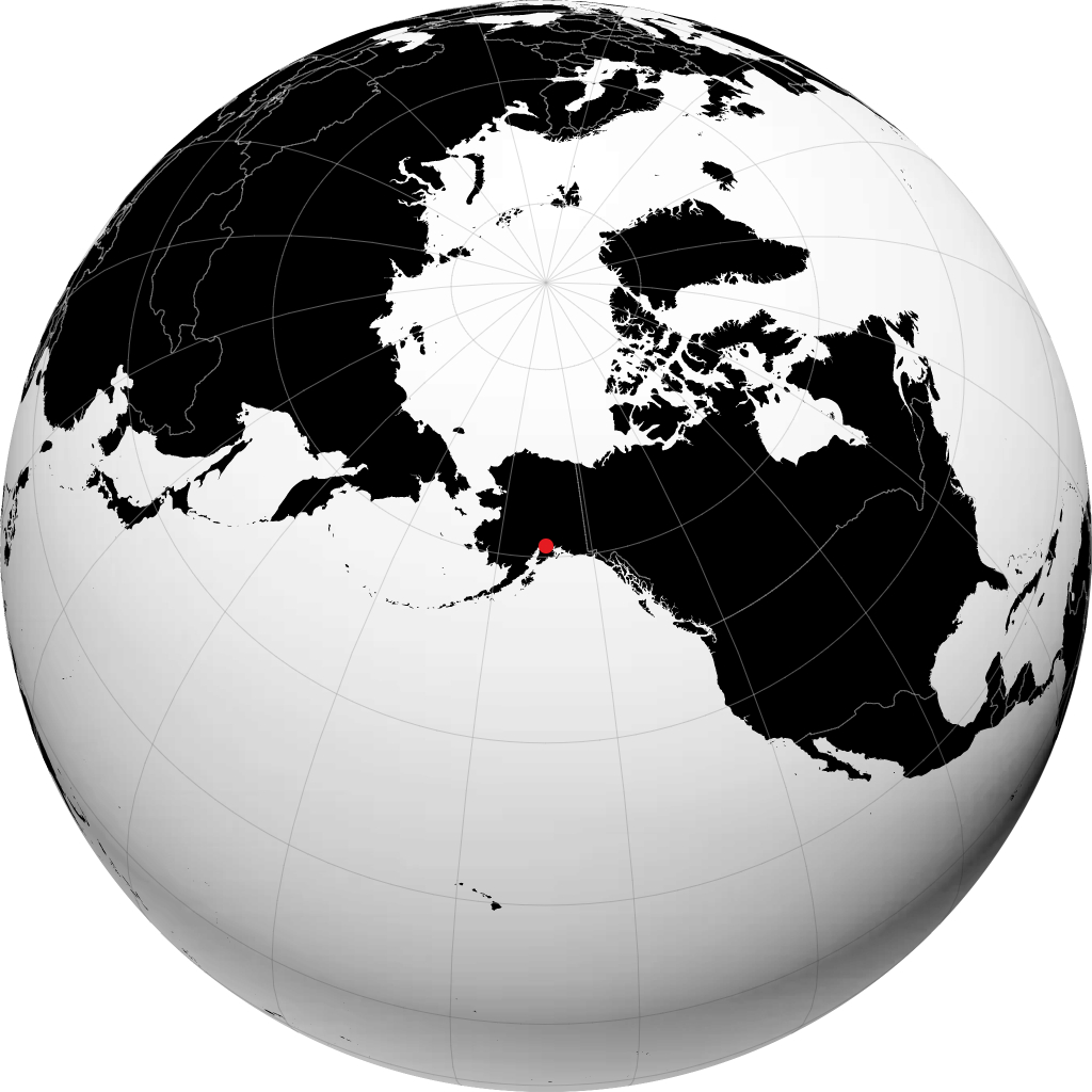 Anchorage trên quả địa cầu