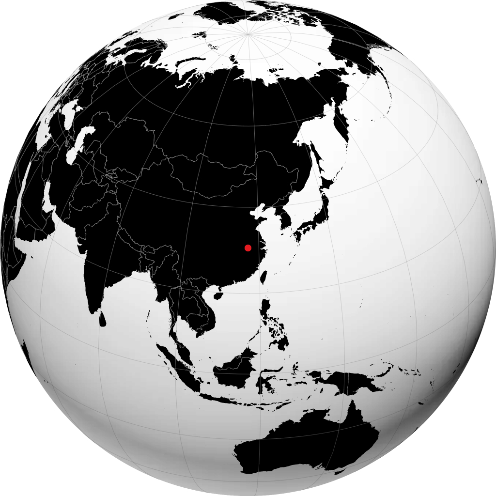 Anqing trên quả địa cầu