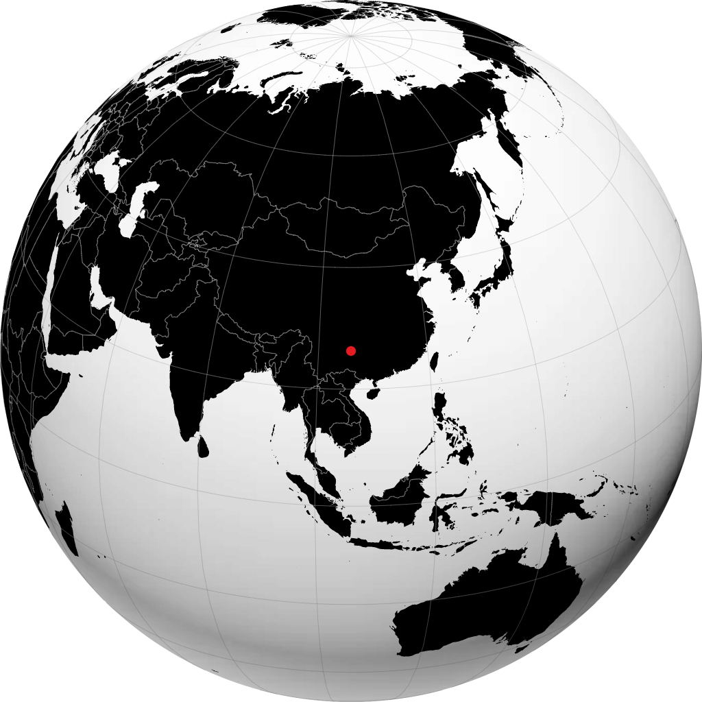 Anshun trên quả địa cầu