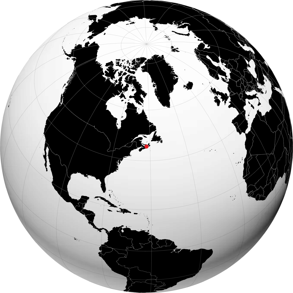 Antigonish trên quả địa cầu