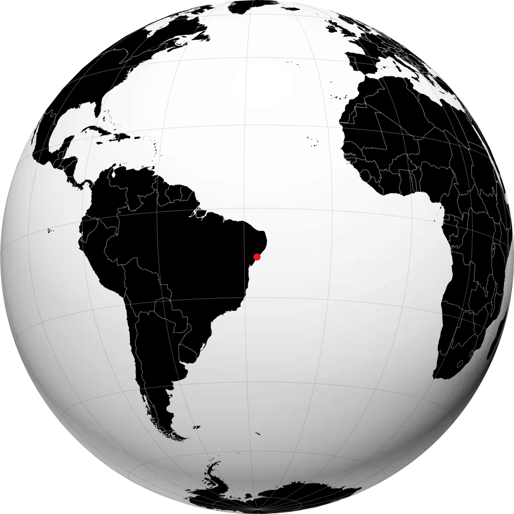 Aracaju trên quả địa cầu