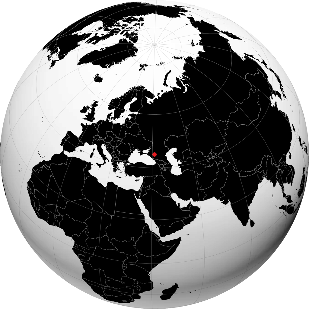 Armavir trên quả địa cầu