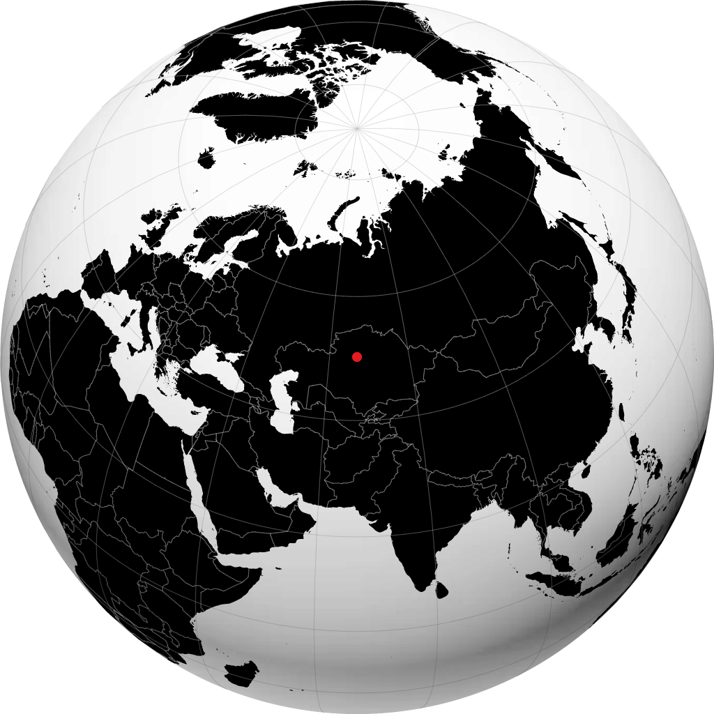 Arqalyk trên quả địa cầu