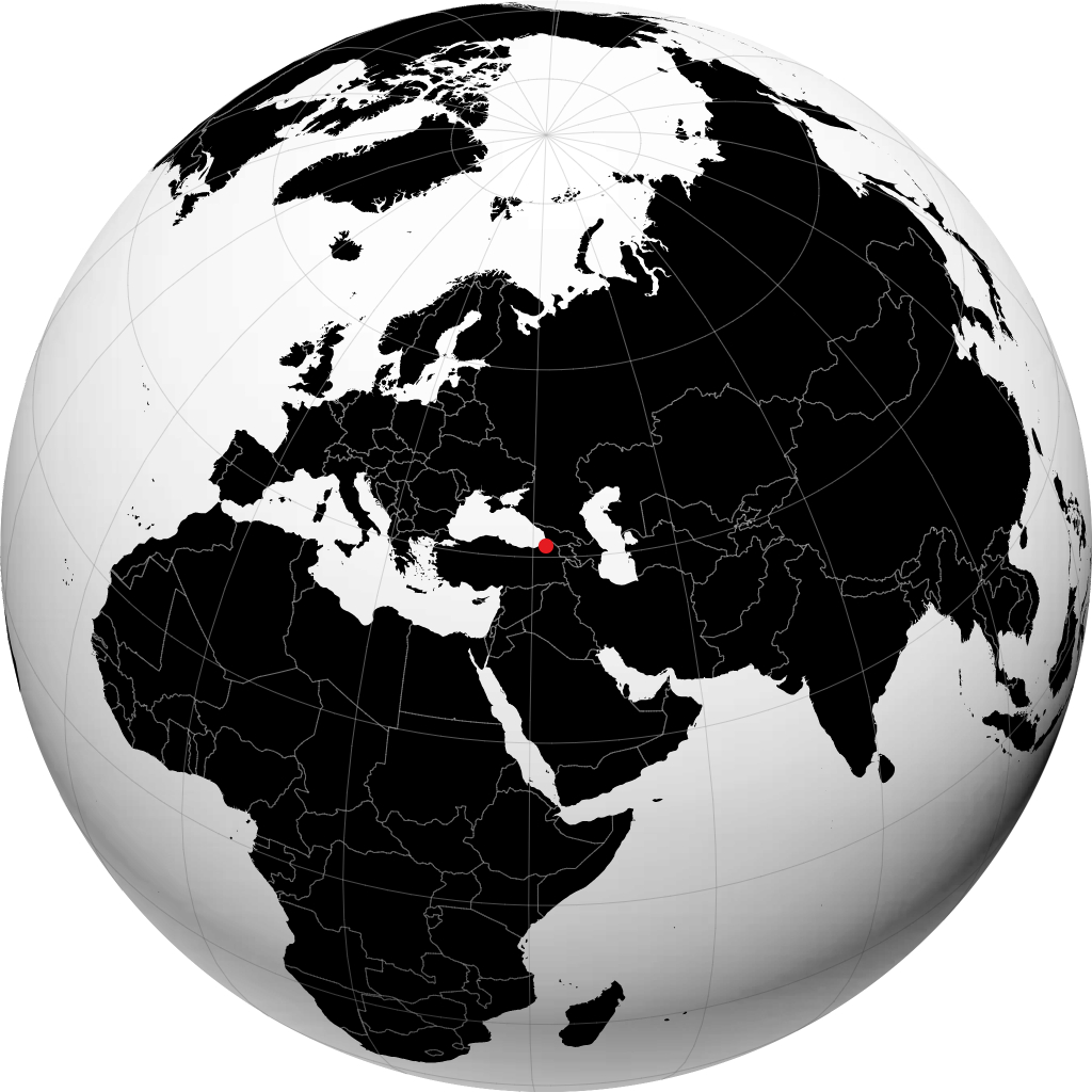 Artvin trên quả địa cầu