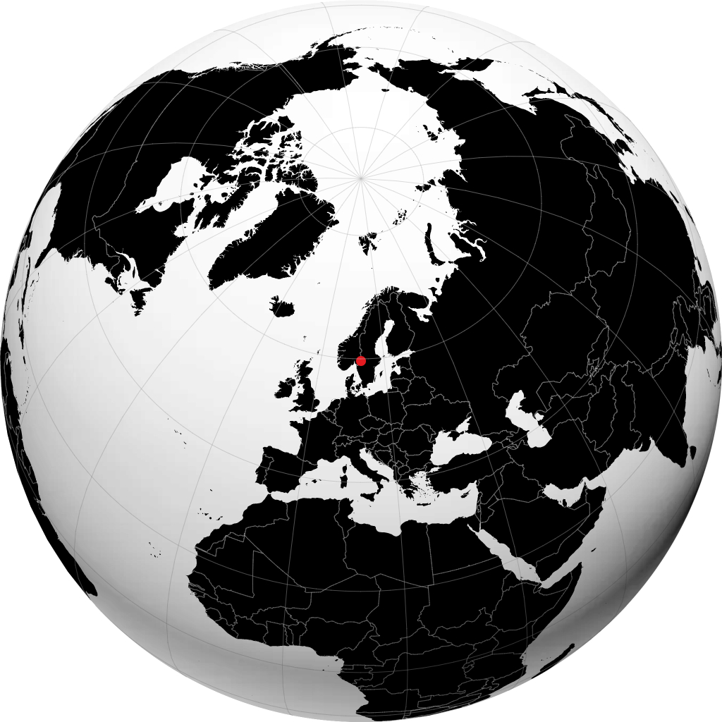 Arvika trên quả địa cầu