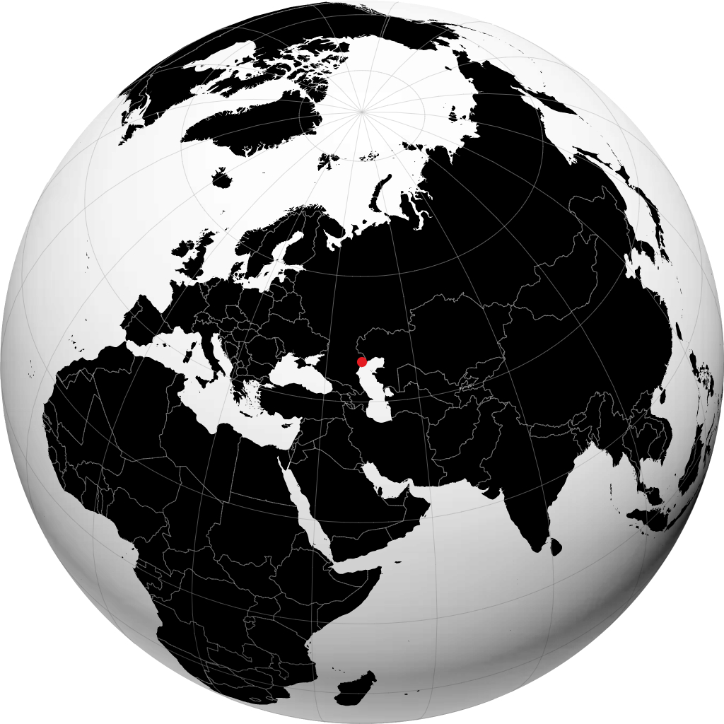 Astrakhan trên quả địa cầu
