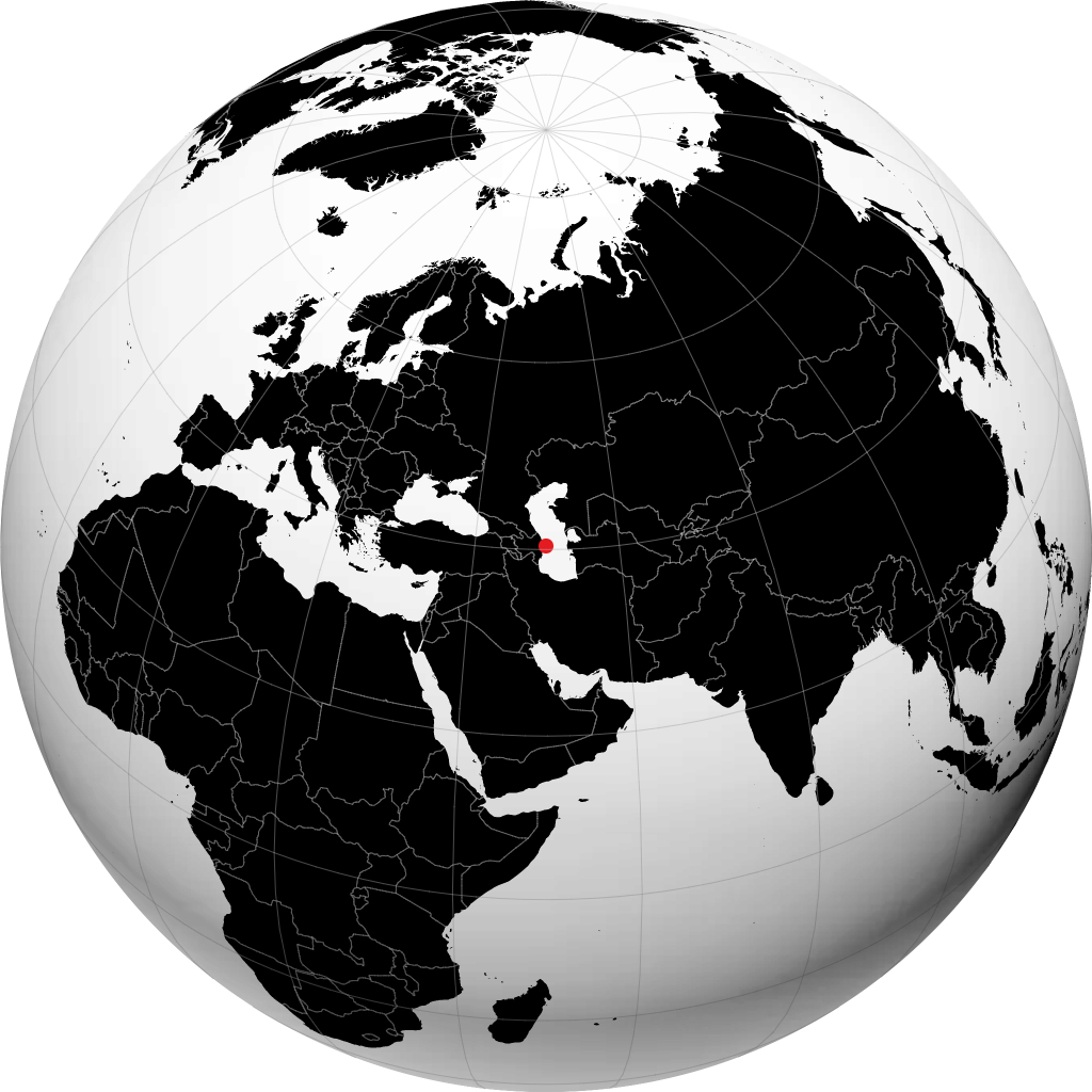 Baku trên quả địa cầu