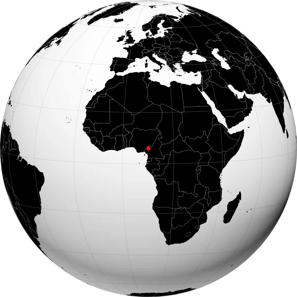 Bamenda trên quả địa cầu