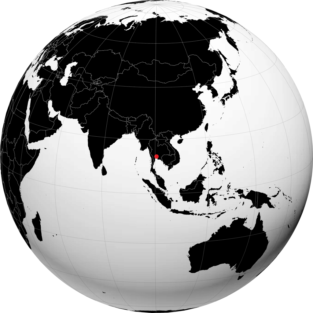 Băng Cốc trên quả địa cầu