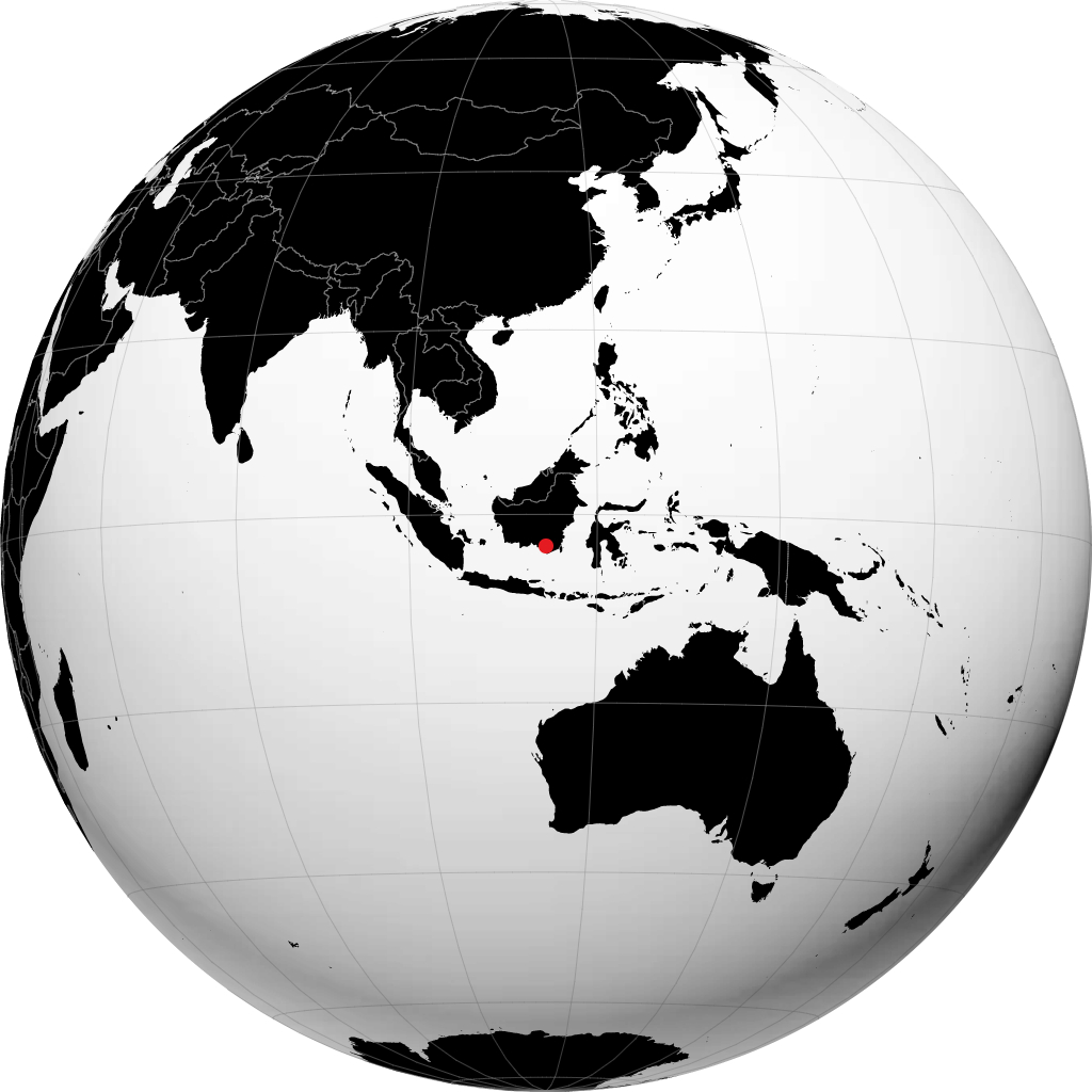 Banjarmasin trên quả địa cầu