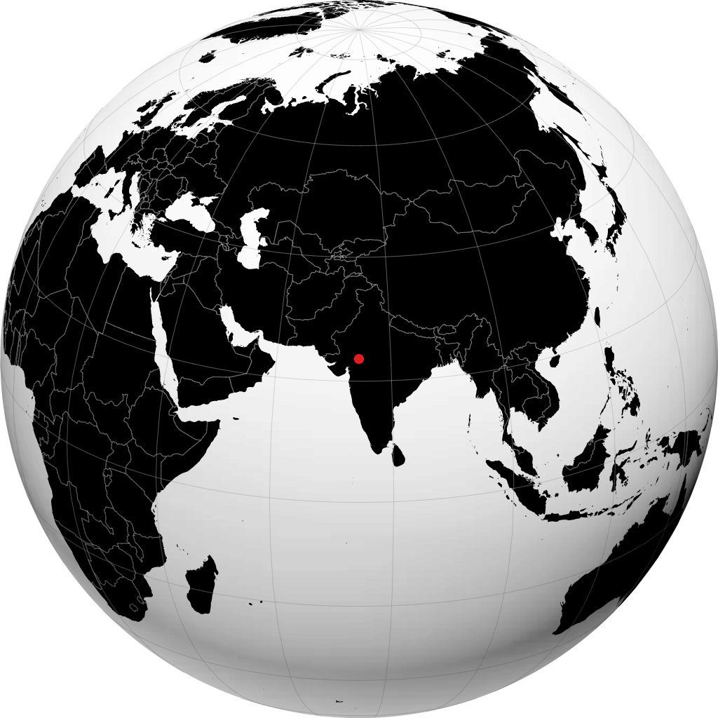 Banswara trên quả địa cầu