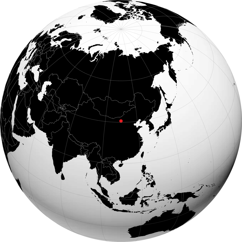 Baotou trên quả địa cầu
