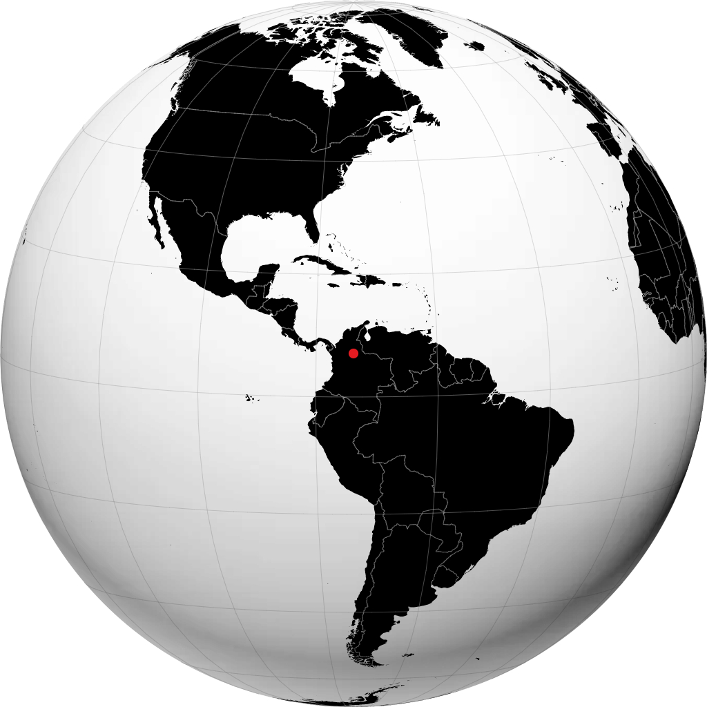 Barrancabermeja trên quả địa cầu