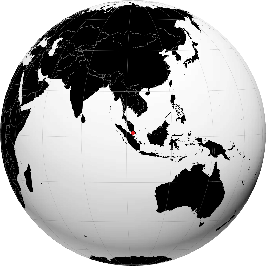 Batu Pahat trên quả địa cầu