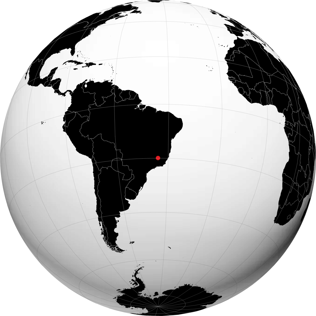 Belo Horizonte trên quả địa cầu