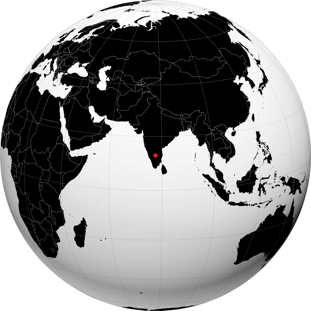 Bangalore trên quả địa cầu