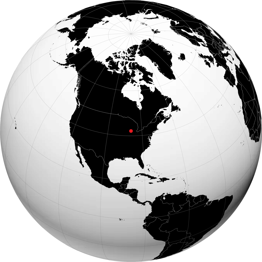 Benton Harbor trên quả địa cầu