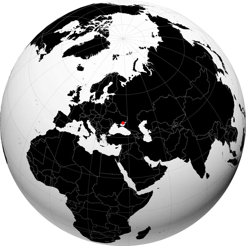 Berdyansk trên quả địa cầu