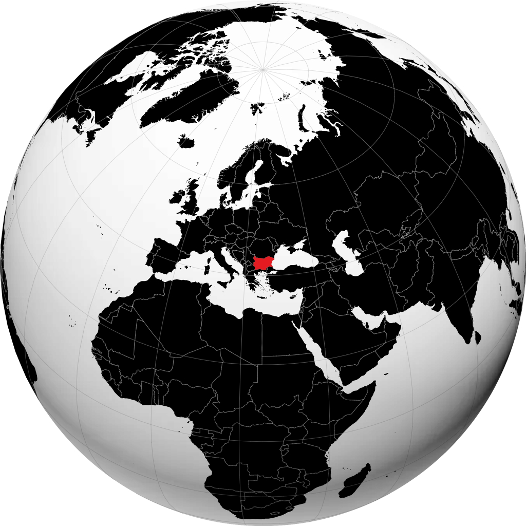 Bulgaria trên quả địa cầu