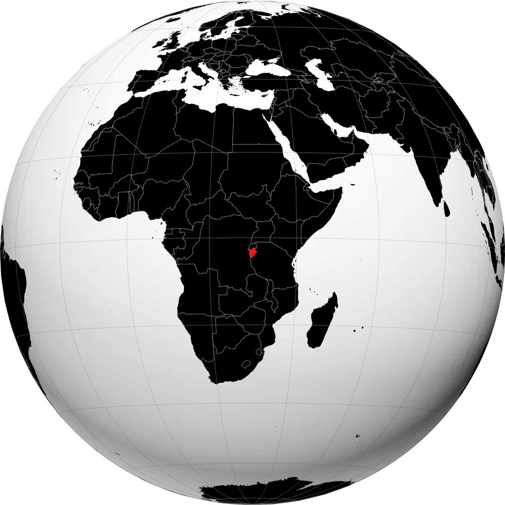 Burundi trên quả địa cầu
