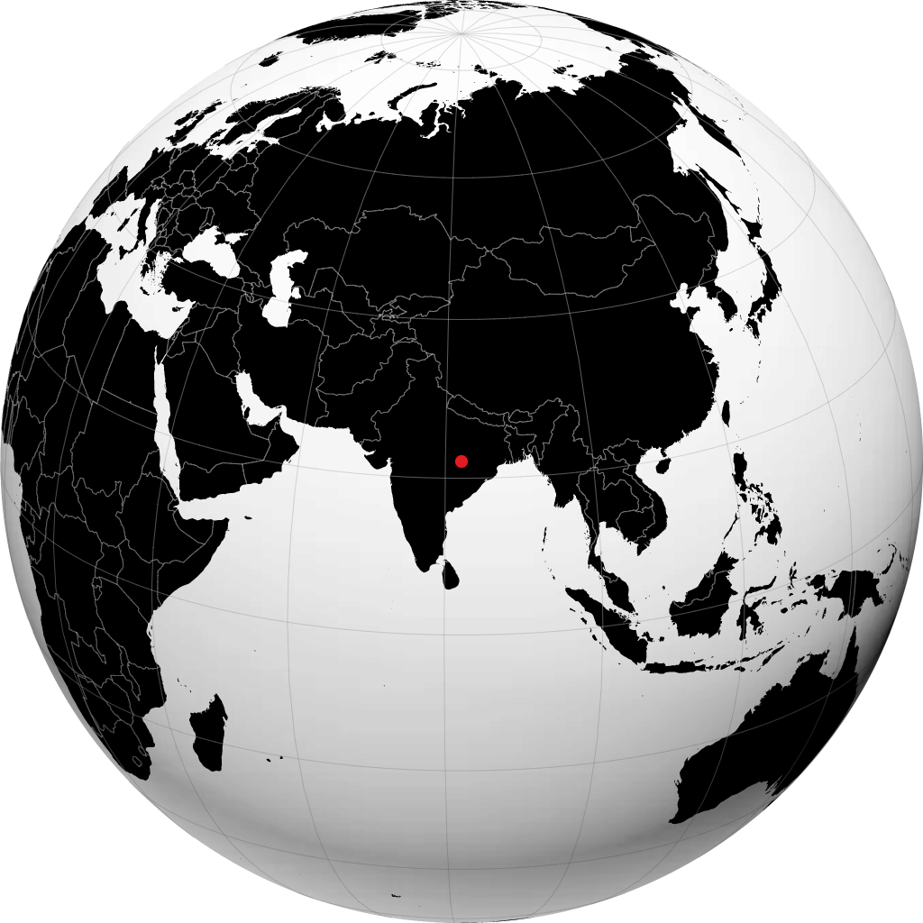 Bilaspur trên quả địa cầu