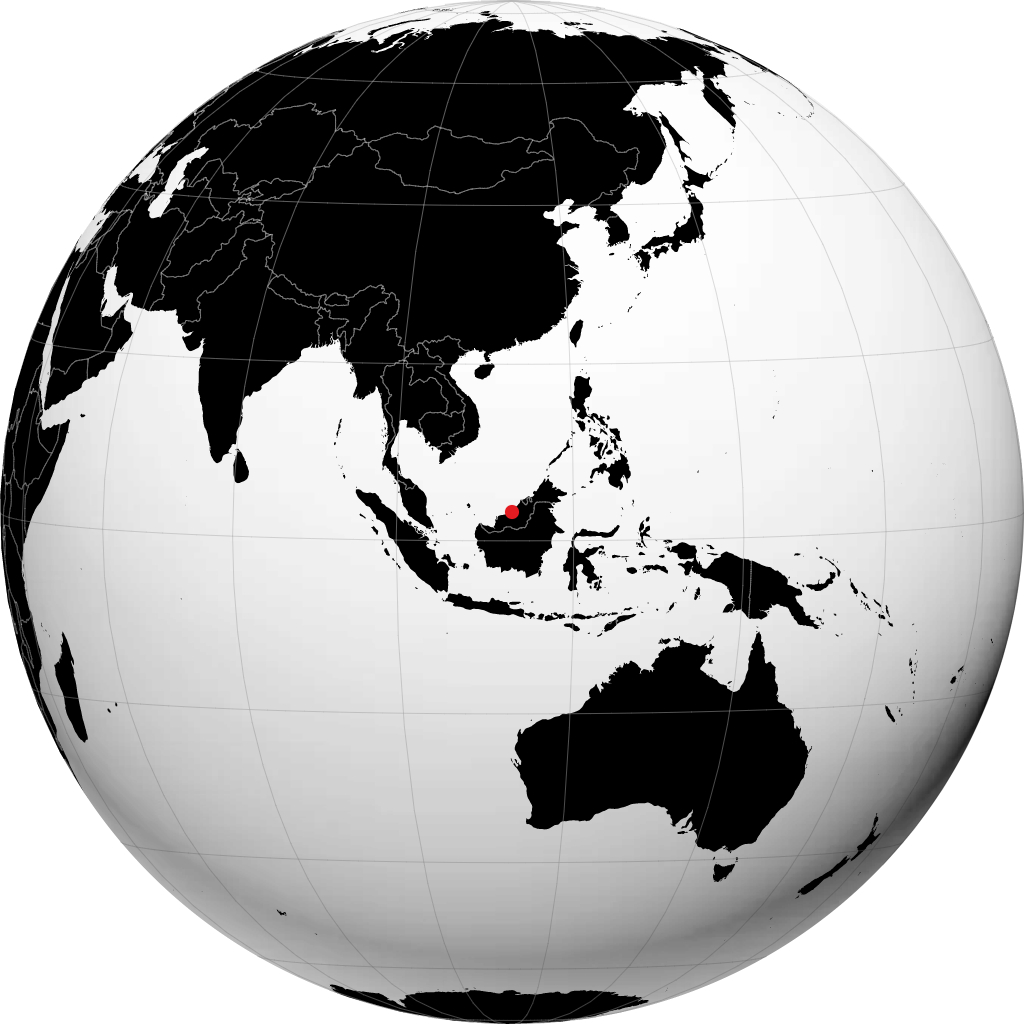 Bintulu trên quả địa cầu